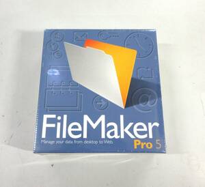 未開封 ファイルメーカー FileMaker 日本語版 Pro5 未使用 保管品