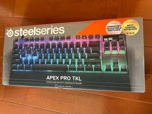 【値下げ】SteelSeries Apex Pro TKL 2023 64856J ゲーミングキーボード エペプロ　テンキーレス 