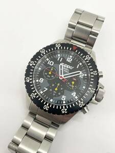 〈時計〉zippo ジッポー 04 クロノグラフ　メンズ　クォーツ 腕時計【中古/現状品】004386-⑦