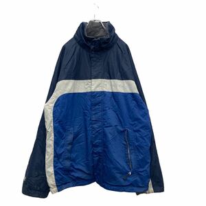 中古 古着 NAUTICA リバーシブルジャケット XL ビッグサイズ ノーティカ ナイロン＆フリース 古着卸 アメリカ仕入 a509-6318