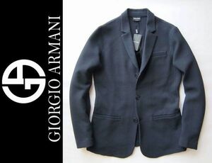◆本物◆GIORGIO ARMANI ◆極上リッチ◎凸織ストレッチジャケット56 新品