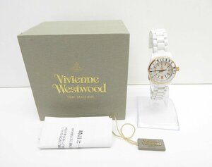 Vivienne Westwood ヴィヴィアンウエストウッド VV088RSWH セラミック クォーツ レディース 腕時計 △WA6020