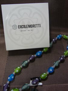 ERCOLE MORETTI/エルコレ・モレッティ/ムラーノガラス/ベネチアンガラス/ヴェネチアングラス/ネックレス/花柄