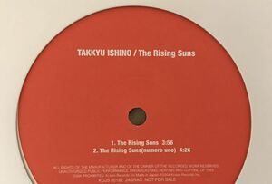 TAKKYU ISHINO 「The Rising Suns」 12インチ アナログレコード 非売品 石野卓球 電気グルーヴ