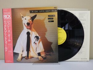 LP レコード 帯 RICK SPRINGFIELD リックスプリングフィールド ジェシーズ ガール working class dog 【E+】 D15067W