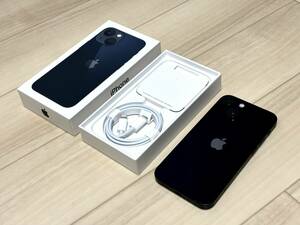 ★美品★Apple iPhone13 mini 128GB ミッドナイト SIMフリー　送料無料