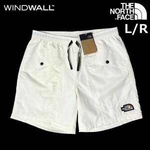 1円～!売切!【正規新品】THE NORTH FACE OUTLINE SHORT ショートパンツ US限定 アウトライン ナイロン レインボー 撥水(L/R)白 190110-33