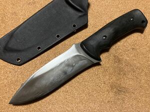 松田菊男 ARCADIA SWAT TEAM KNIFE D2 SLD w/ 2 Sheaths キクナイフ スワットナイフ TUFF製ナイロンシース+キクナイフ製カイデックスシース