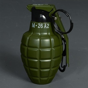 ターボライター グレネード型 カラビナ付 [ カーキ ] ガスライター 手榴弾型ライター グレネード型ライター grenade