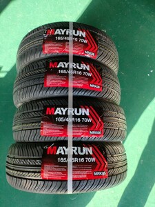 未使用タイヤ4本セット　MAYRUN MRK06 165/45R16