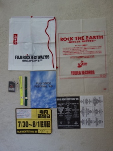 パンフレット・チラシ・バック・Tシャツ等■FUJI ROCK FESTIVAL 1999■中古品