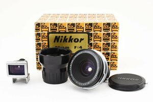 【超レア美品】ニコン Nikon Nikkor-O 2.1cm 21mm F/4 高級 広角 単焦点レンズ Fマウント 試写・動作確認済み！2075774