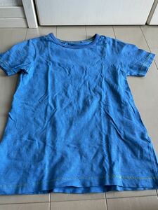 ユニクロ　120 中古　半袖 Tシャツ　ブルー