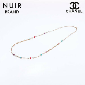 シャネル CHANEL ネックレス パール ロング ゴールド