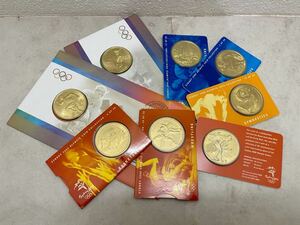 オーストラリア　計40ドル（5ドル×8枚）　シドニーオリンピック　2000年　記念コイン　