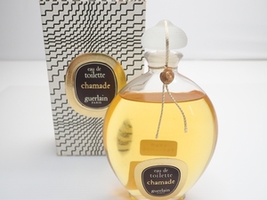 O221　ヴィンテージ 香水　ゲラン　シャマード　EDT　GUERLAIN　chamade　100ml　未開栓　Vintage perfume bottle