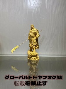 高品質 木彫仏像 関羽 財神 関公聖君 置物 工芸品 精密細工