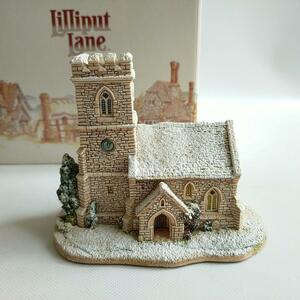 リリパットレーン LILLIPUT LANE「ST JOSEPHS CHURCH」ミニチュアハウス イギリス 英国 置物 ヴィンテージ アンティーク ハンドメイド