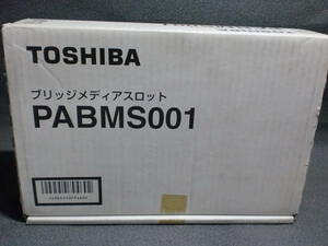 TOSHIBA ブリッジメヂィアスロット　PABMS001 長期保管品　　　　　　　om-8