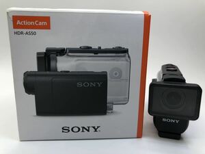 【IK0272】SONY ソニー ウエアラブルカメラ アクションカム HDR-AS50 ジャンク　取扱説明書　保証書あり