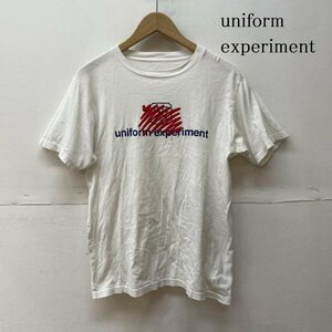 ユニフォームエクスペリメント White Line ロゴ プリント Tシャツ Tシャツ Tシャツ 1 白 / ホワイト