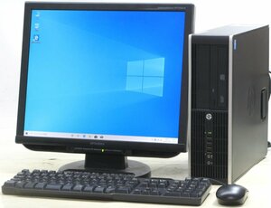 HP Compaq Pro 6300 SFF-3240 ■ 19インチ 液晶セット ■ i3-3240/DVDROM/DisplayPort/省スペース/Windows10 デスクトップ