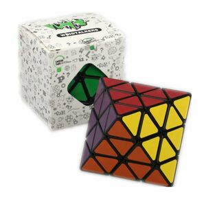 【Black】ンランオクタロン魔法の立方体パズル黒と白のランタンフェイスターニング多目的おもちゃ
