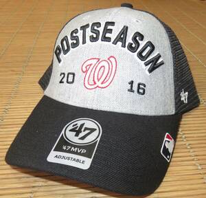 正規品 MLB ワシントン・ナショナルズ～2016 NL ポストシーズン ロッカールーム ハット/キャップ/帽子 オーセンティック シャーザー 