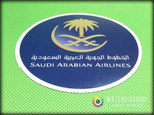 ◇◆33020-ExHS◆◇[STICKER＊AIRLINE] サウジアラビア航空※サウジアラビア