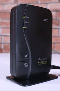 NEC 無線LANルーター Aterm WG300HP Wi-Fiルーター 中古 動作品 アダプタセット■(R0780) 