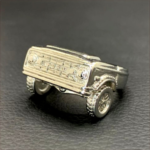 [RING] 925 Silver Plated FORD BRONCO フォード ブロンコ アメ車 4WD SUV トラック フロント デザイン シルバー リング 20号