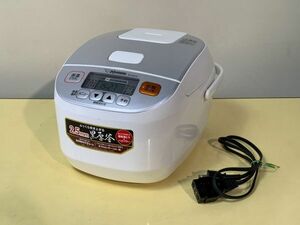 ◆GC10 ZOJIRUSHI マイコン炊飯ジャー 5.5合炊き(1.0Ｌ) NL-DA10 21年製 白 動作確認済み◆T