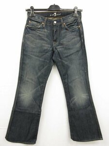 【セブンフォーオールマンカインド 7 For All Mankind】 ユーズド加工デニム セミフレア 24-7106521 (メンズ) size29 インディゴ■5MPA0213