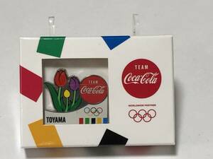 非売品 2020東京オリンピック コカ・コーラ オリンピック 聖火リレー 都道府県ピン ピンバッジ ピンバッチ 富山県 TEAM Coca-Cola 2