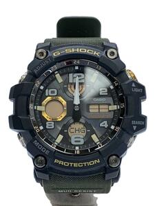 CASIO◆ソーラー腕時計・G-SHOCK/デジタル/BLK/KHK