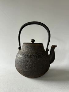 GM3B④ 龍文堂　時代鉄瓶　茶道具 鉄瓶 煎茶道具 