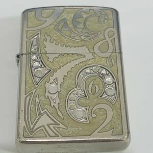 #3108 ④ Zippo シルバーカラー アメリカ産 タバコグッズ 喫煙 コレクション レトロ コレクション アンティーク 着火未確認 現状保管品