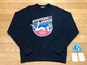 【HYSTERIC GLAMOUR】GIRLS CLUB スウェット