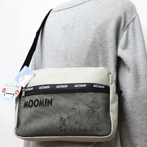 ★ムーミン MOOMIN リトルミイ スナフキン 新品 便利 カジュアル ポケット付き ショルダーバッグ BAG かばん[MOOMIN-MESHO] 一 六★QWER★