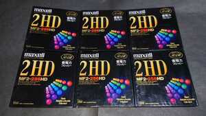 【新品】maxell 3.5型 フロッピーディスク 2HD / FD 6枚セット