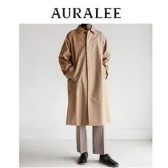 AURALEE コットンシルクギャバジンコート 上代10.7万