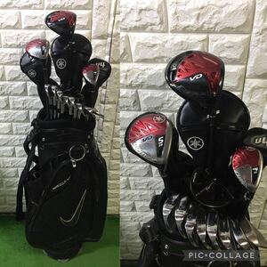 超豪華☆ヤマハ RMX VD(2022年モデル３本入り)男性用ゴルフクラブセット ナイキ製キャディバッグ付