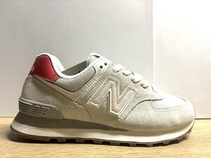 未使用 22.5cm B ニューバランス WL574RC ライトグレー new balance