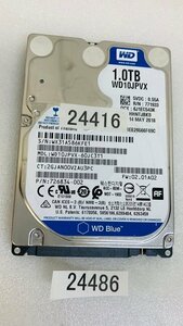 1TB SATA 1000GB SATA 2.5インチ WD WD10JPVX HDD 1TB SATA 2.5 9.5MM 5400RPM ハードディスク 中古 使用時間709時間