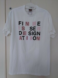 希少 90s『FINNESE』×『GOOD ENOUGH』 コラボ　『FINNESE』 ロゴ Tシャツ　 Lサイズ