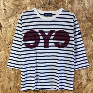 COMME des GARCONS SAINT JAMES ボーダー 7分袖 Tシャツ S コラボ 別注 限定 セント ジェームス eYe JUNYA WATANABE MAN