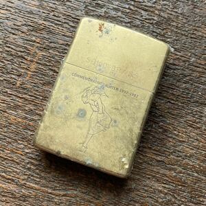 ZIPPO ジッポー SOLID BRASS ウィンディ 未使用 長期保管品