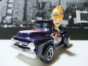 所さん☆トコロさん　ＭＡＴＣＨＢＯＸ　 １９５６　ＦＯＲＤ　ＰＩＣＫ－ＵＰ　紺メタ　＃４８　ＳｕｐｅｒＦａｓｔ　マッチボックス