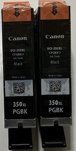 キャノン純正インク　350XL PGBK　未使用2個セット