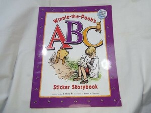 知育絵本[クマのプーさん　ABC　Sticker Storybook] 英語 洋書 ミルン